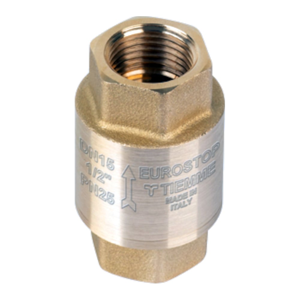 Клапан обратный пружинный Tiemme латунный затвор, G2" DN50 3500147 ...