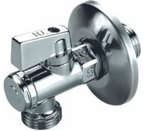 Mиникран шаровой угловой для смесителя Tiemme хром 2959 G1/2"x G3/8" 2950049