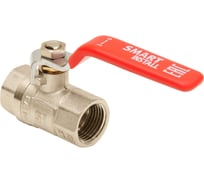 Кран шаровой Smart Install латунный ВР/ВР 1 рычаг красный, упак. 10 шт. 57103S