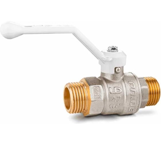 Шаровой кран LD Pride 47.15.Н-Н.Р (white) LD 47.315.15 W