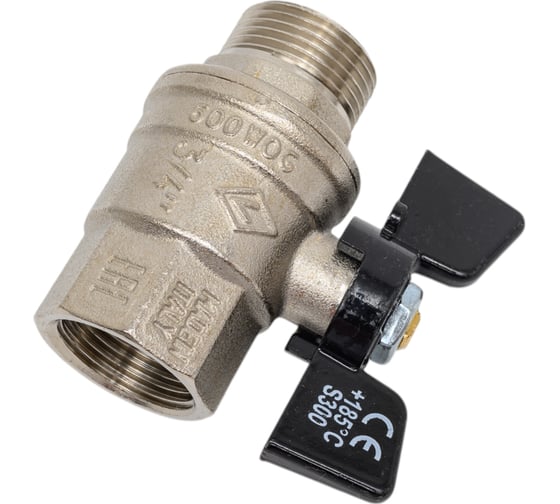 Кран Bugatti OREGON серия 307 НВ 3/4", бабочка, полный проход 03070065