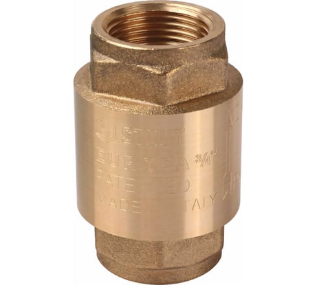 Обратный клапан STOUT 3/4", пружинный, муфтовый, с металлическим седлом SVC-0011-000020 RG008T8CLAUORN