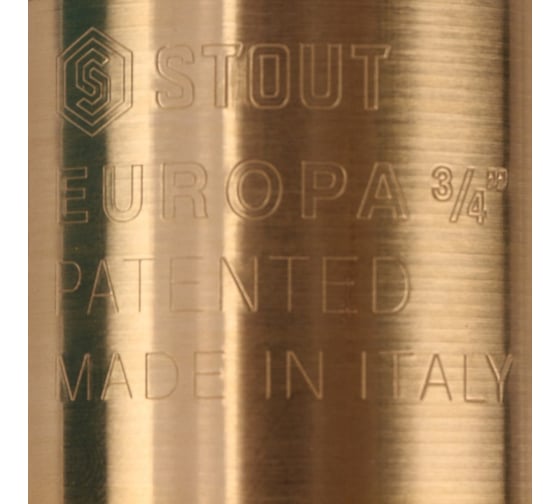 Обратный клапан STOUT 3/4", пружинный, муфтовый, с металлическим седлом SVC-0011-000020 RG008T8CLAUORN