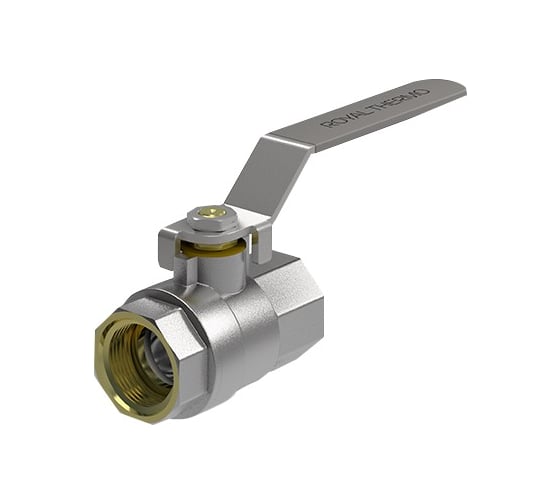 Шаровый кран Royal Thermo EXPERT 1/2 ВВ, стальной рычаг НС-1007502 1