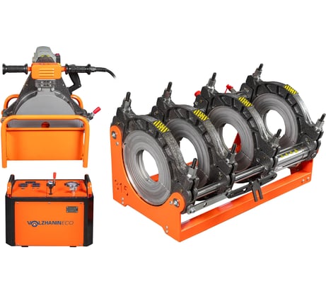 Аппарат для стыковой сварки полимерных труб VOLZHANIN Eco 315 с прибором протоколирования+НАКС (90-315) НАКС