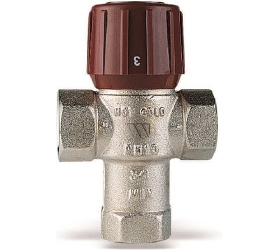 Термосмеситель Watts 3-ход. 3/4 вн. для ГВС (40-60С) 0559215 AM62C AQUAMIX 10017419 1