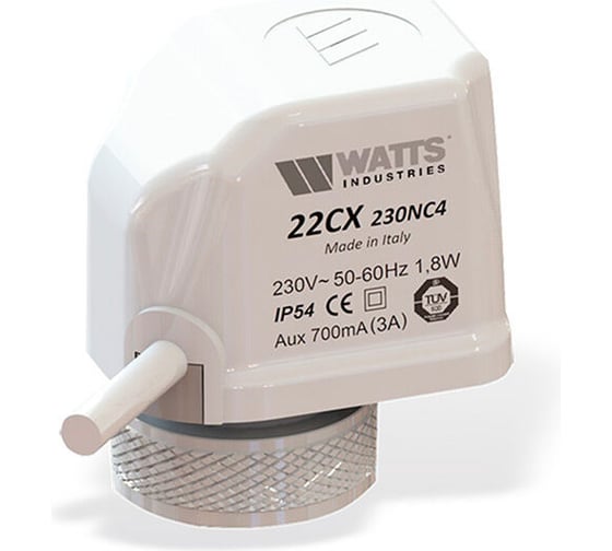 Сервопривод Watts 22CX230NA2 (норм. открыт) 230в 10029674