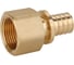 Переходник с внутренней резьбой Gappo латунный 20-Rp 1/2" G1308.2004 1