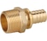 Переходник с наружной резьбой Gappo латунный 16-R 3/4" G1307.1605 1