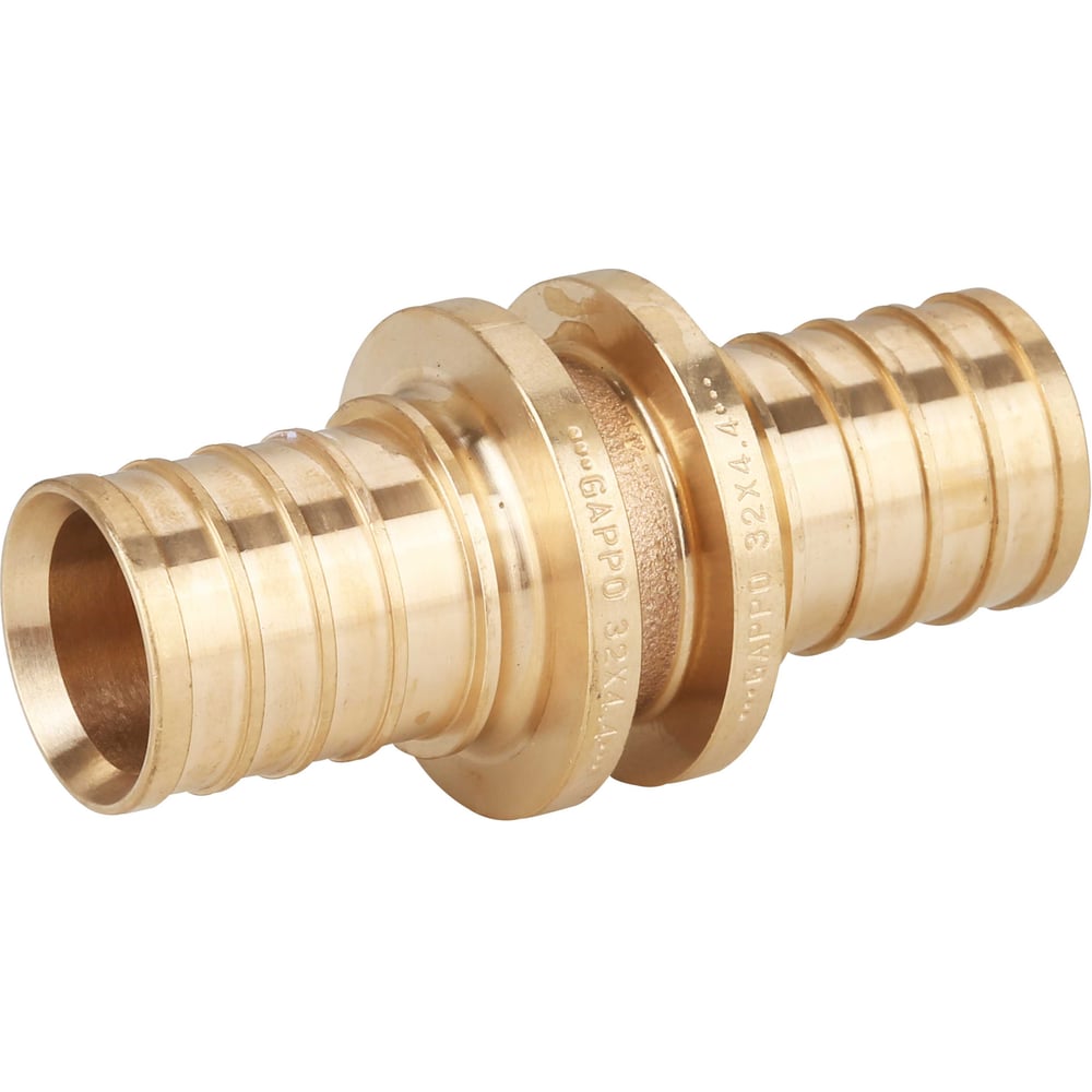 Муфта соединительная равнопроходная Gappo бронзовая, 20 G2302.2020 ...