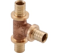Тройник равнопроходной Gappo бронзовый, 25 G2304.2525