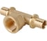 Тройник-переходник с внутренней резьбой Gappo латунный, 20-Rp 1/2"-20 G1306.2004 1