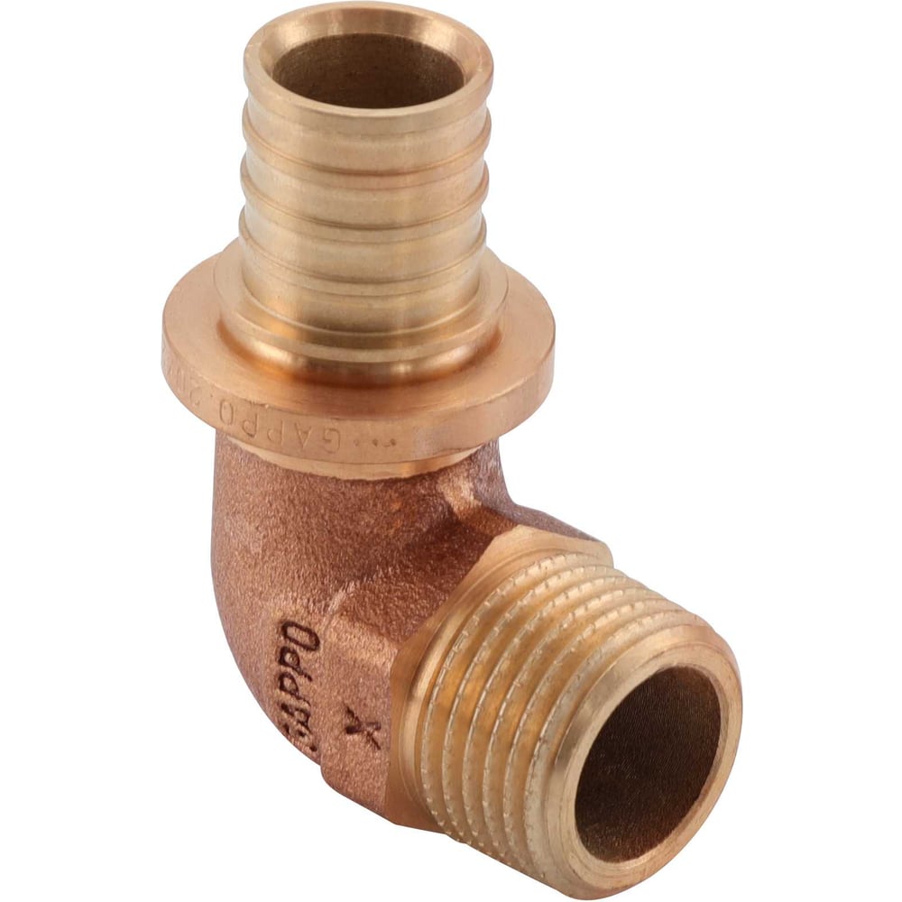 Угольник-переходник с наружной резьбой Gappo бронзовый, 32-R 3/4" G2310 ...