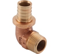 Угольник-переходник с наружной резьбой Gappo бронзовый, 20-R 1/2" G2310.2004