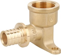 Угольник настенный с внутренней резьбой Gappo латунный, 20-Rp 1/2" G1312.2004