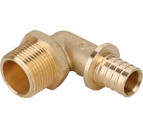 Угольник-переходник с наружной резьбой Gappo латунный, 25-R 3/4" G1310.2505