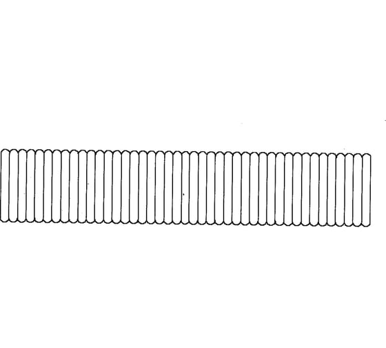 Труба гофрированная McAlpine L40м, D25мм, белый MRF-25