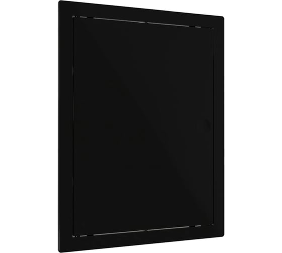 Люк ревизионный EVECS LN фланец, 150х200, нажимной, 172х222, пластик, Black L1520N black 1
