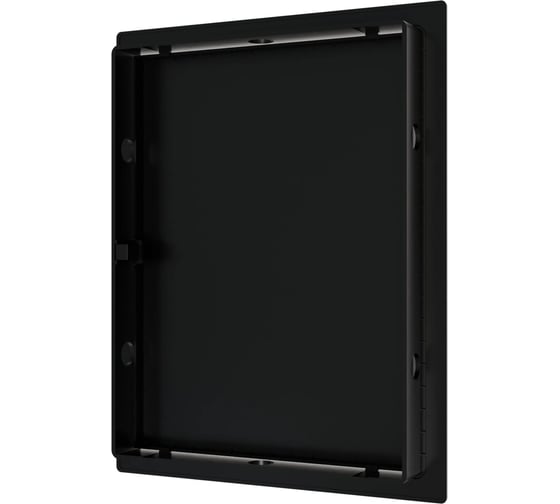Люк ревизионный EVECS LN фланец, 150х200, нажимной, 172х222, пластик, Black L1520N black