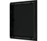 Люк ревизионный EVECS LN фланец, 150х200, нажимной, 172х222, пластик, Black L1520N black 4
