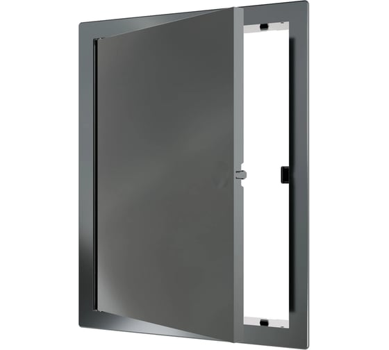 Люк ревизионный EVECS LN фланец, 150х200, нажимной, 172х222, пластик, Gray L1520N gray