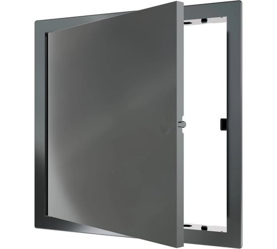 Люк ревизионный EVECS LN фланец, 200x200, нажимной, 224х224, пластик, Gray L2020N gray