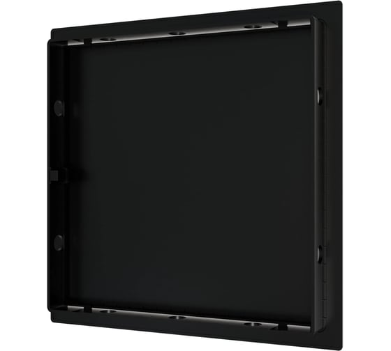 Люк ревизионный EVECS LN фланец, 200x200, нажимной, 224х224, пластик, Black L2020N black