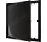 Люк ревизионный EVECS LN фланец, 200x200, нажимной, 224х224, пластик, Black L2020N black 2