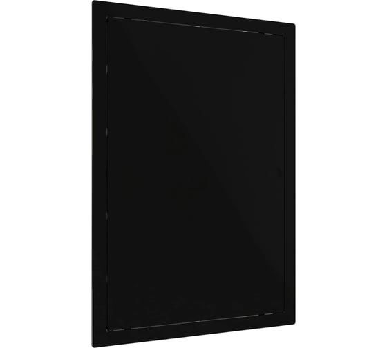 Люк ревизионный EVECS LN фланец, 200х300, нажимной, 223х323, пластик, Black L2030N black 1