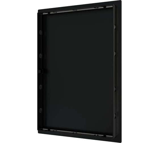 Люк ревизионный EVECS LN фланец, 200х300, нажимной, 223х323, пластик, Black L2030N black