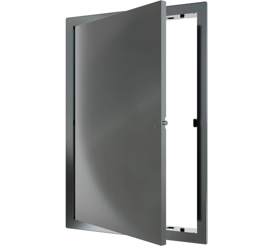 Люк ревизионный EVECS LN фланец, 200х300, нажимной, 223х323, пластик, Gray L2030N gray