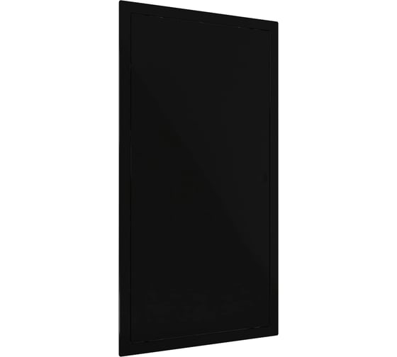Люк ревизионный EVECS LN фланец, 200х400, нажимной, 223х423, пластик, Black L2040N black