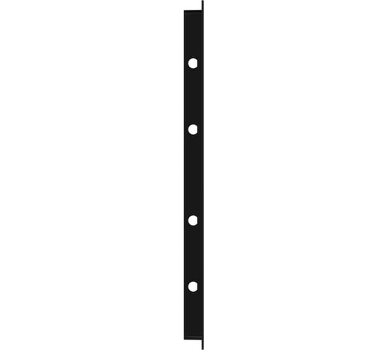 Люк ревизионный EVECS LN фланец, 200х400, нажимной, 223х423, пластик, Black L2040N black