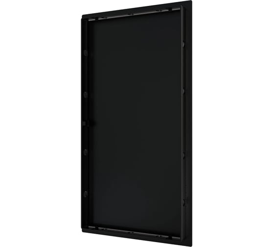 Люк ревизионный EVECS LN фланец, 200х400, нажимной, 223х423, пластик, Black L2040N black