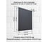Люк металлический Хаммер 40x60 (ШхВ) см, нажимной, сталь, графит, петли на стороне 60 хн46граф 3