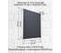 Люк металлический Хаммер 30x60 (ШхВ) см, нажимной, сталь, графит, петли на стороне 60 хн36граф 3