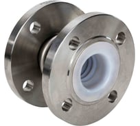 Компенсатор сильфонный осевой DN.ru CSA-1 Ду65 Ру16 футерованный, осевой ход 30мм D140-02296