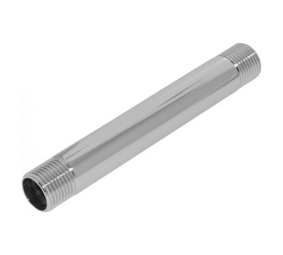 Удлинительный бочонок Gappo НР-НР, хромированный 1" х 200 мм G2222.06200
