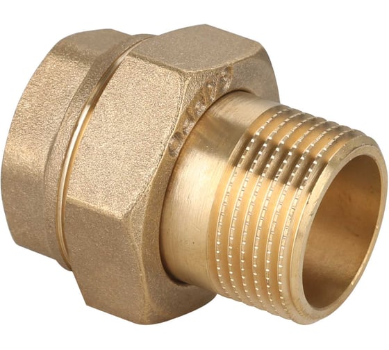 Американка прямая Gappo латунная, ВР-НР 1/2" 10 шт. G1226.04