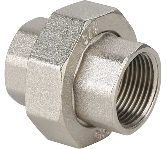 Американка прямая Gappo никелированная, ВР-ВР 1/2" G2225.04