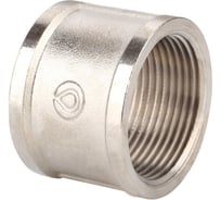 Муфта ВР-ВР, никелированная Gappo 1" 10шт G2201.06