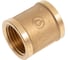 Муфта латунная Gappo ВР-ВР 1/2" 10шт G1201.04 2