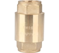 Клапан обратный Gappo ВР-ВР, пружинный, с латунным седлом 1 1/4" G1241.07