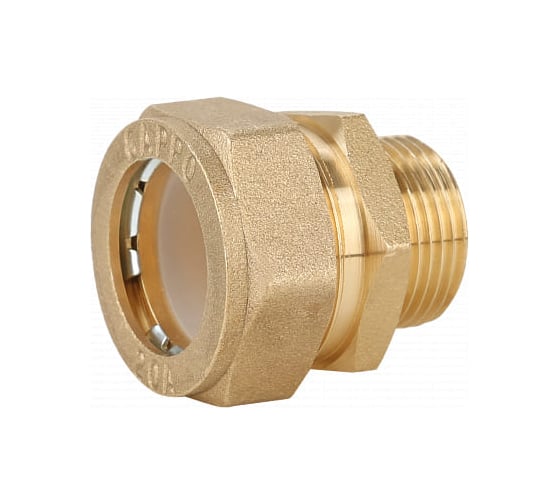 Муфта обжимная Gappo прямая с наружной резьбой 20x1/2" G1252.2004