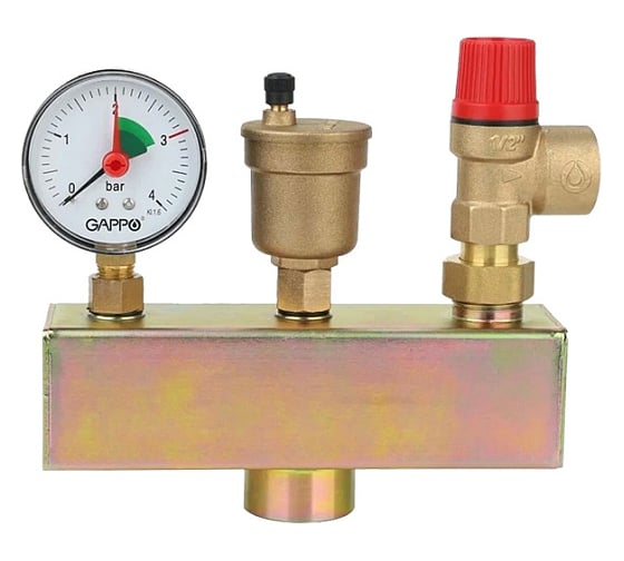 Группа безопасности котла Gappo 1" x 3 бара G1451 1