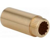 Удлинитель Gappo ВР-НР, латунный, 1/2" х 70 мм G1221.04070