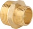 Ниппель переходной Gappo НР-НР, латунный, 1/2" х 1/4" G1205.0402 1