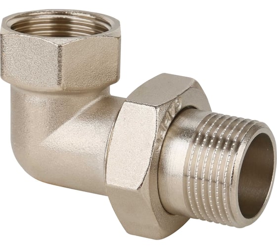 Американка угловая Gappo ВР-НР, никелированная, 3/4" G2224.05