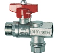 Кран шаровой FAR 1/2 -М24х19 с фильтром FS 3043 12