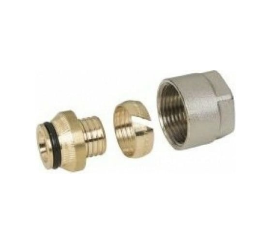 Резьбовое соединение со стяжным кольцом Frankische хром, alpex, 16x2-3/4 ВР 74816103 1